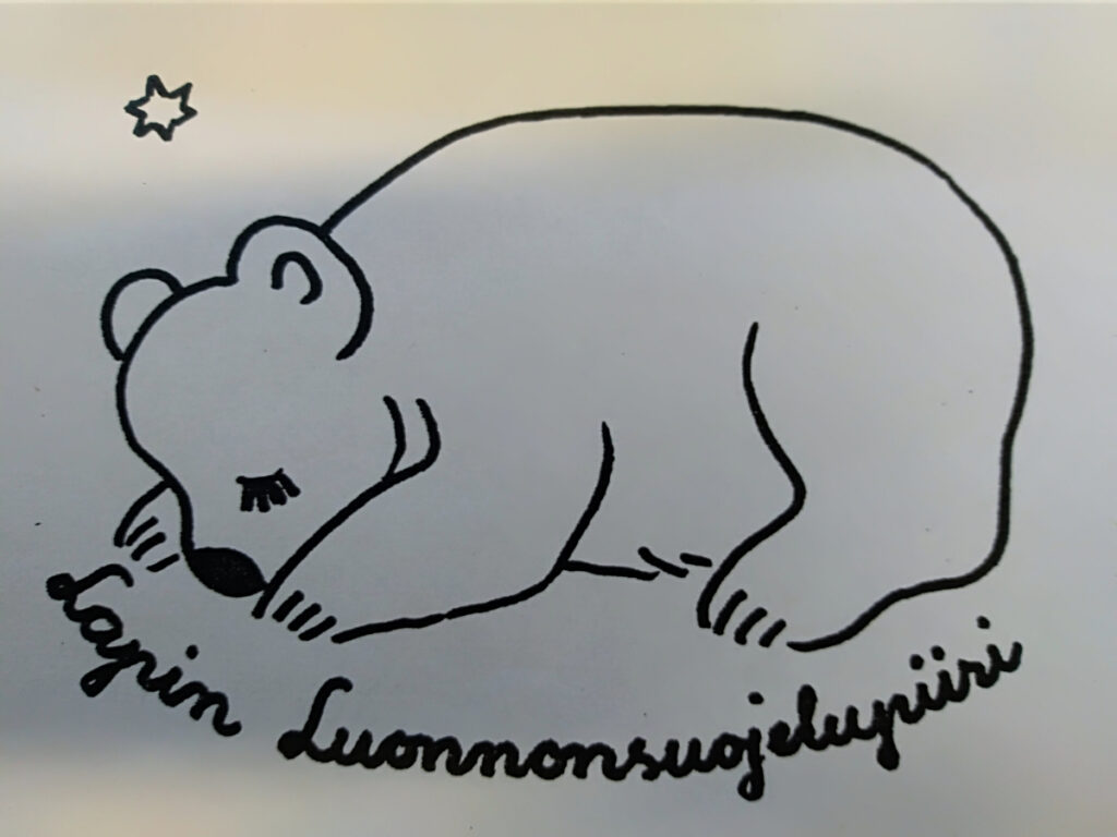 Lapin luonnonsuojelupiirin vanha logo.