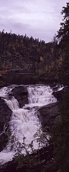 Janiskongas waterfall