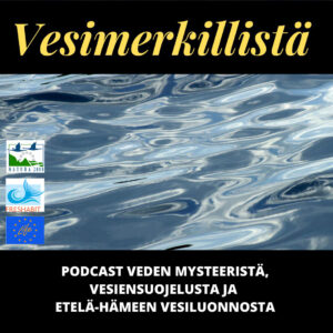 Vesimerkillistä-podcastin kansikuva