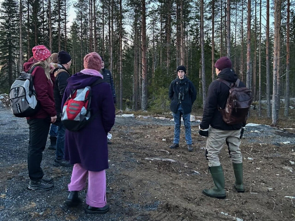 Valosaasteeton Savontie: pöllöretken alussa