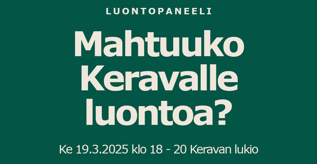 Luontopaneelin some-kuva, kapea.