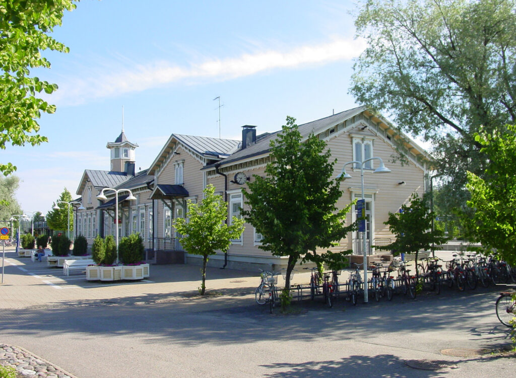 Keravan rautatieasema. Kuva: Saara Vilhunen, Museovirasto, Rakennushistorian kuvakokoelma.