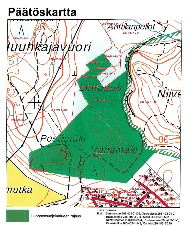 Niivermäen kartta