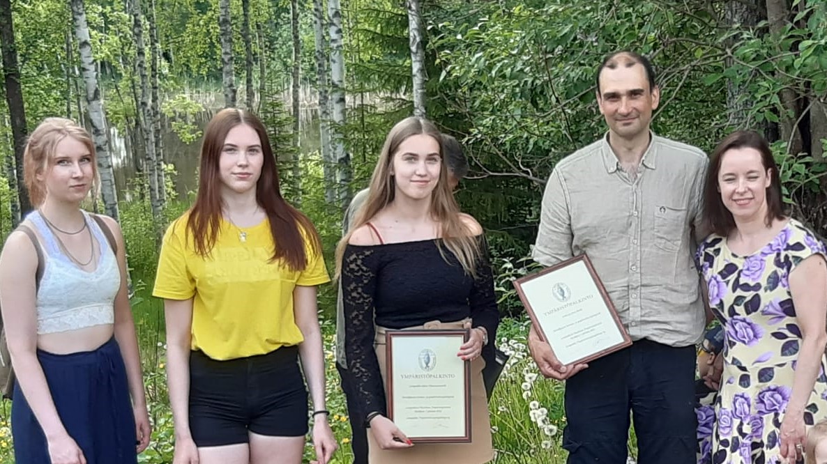 Ympäristödiplomin saajat 2021 ©Maija Häärä