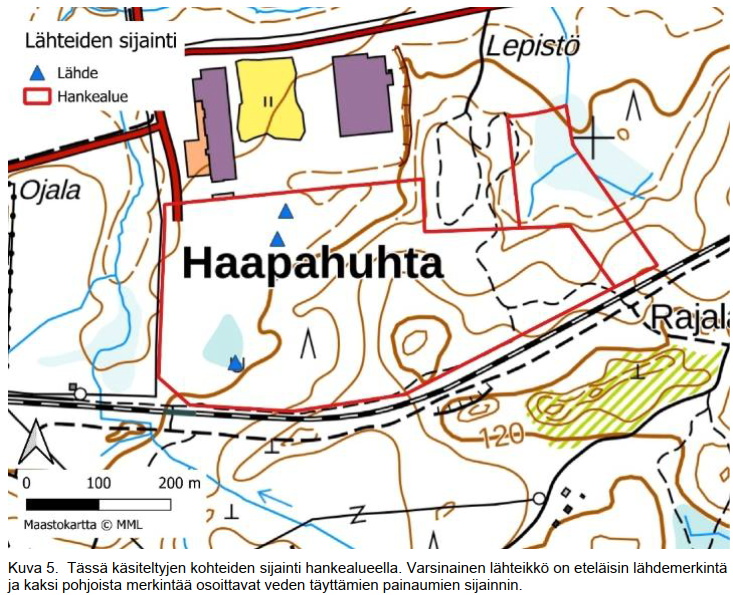 Lähteikön sijainti kartalla.