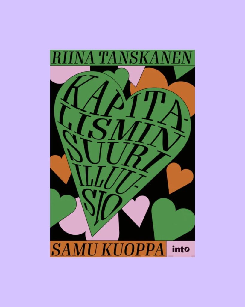 Kuvassa kirjankansi teoksesta Kapitalismin suuri illusio.