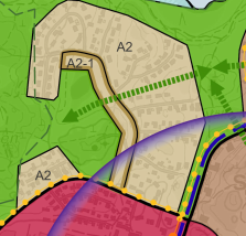 Ote kaavarungosta, Karjuhaantie.