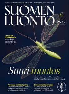 Suomen Luonto -lehden kannessa on harsokorento.