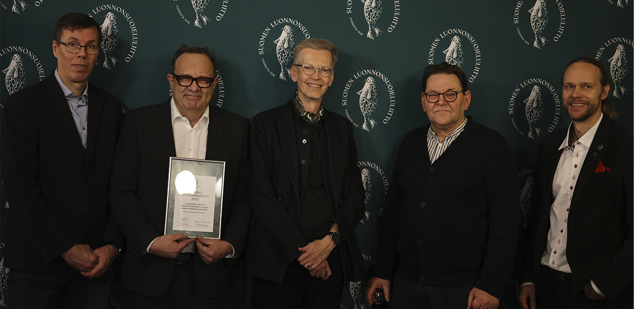 Ympäristöpalkinnon saajat vuonna 2025.