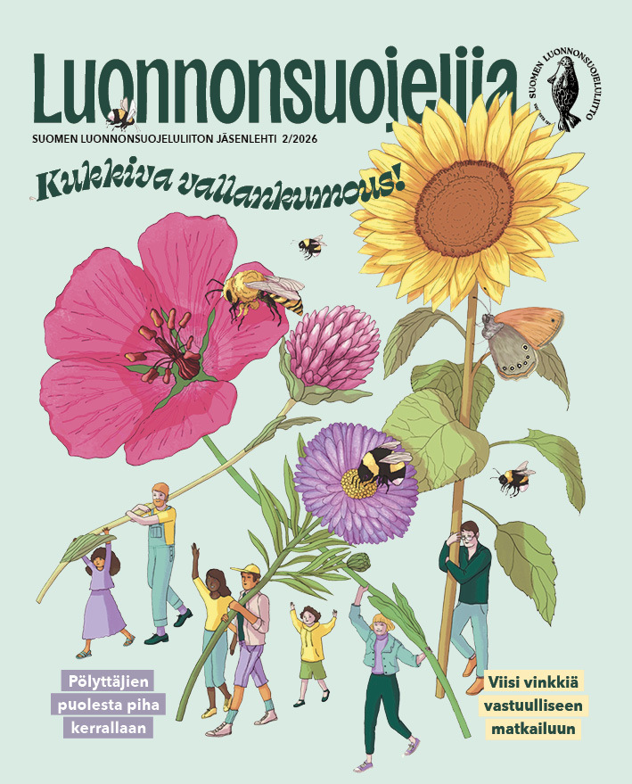 Luonnonsuojelija-lehden kansi.