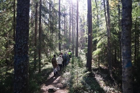 Maastokatselmus Pirunvaarassa Kajaanissa